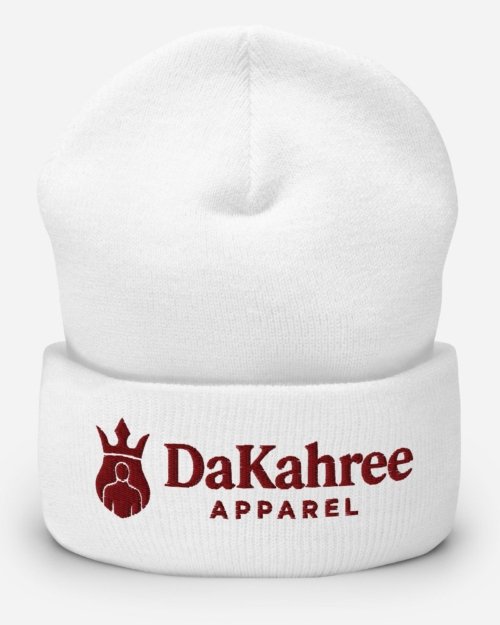 DaKahree: Signature™ – Cuffed Beanie – Burgundy